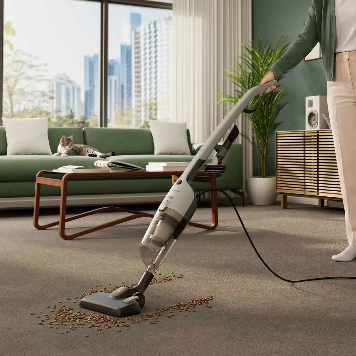 Aspiradora Vertical con Cable Electrolux 1600W 2 en 1 con Filtro HEPA STK24-Aspiradoras de arrastre