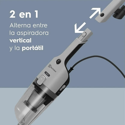 Aspiradora Vertical con Cable Electrolux 1800W 2 en 1 con Filtro HEPA STK26-Aspiradoras de arrastre