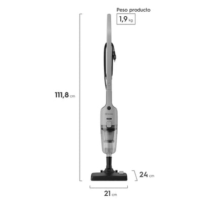 Aspiradora Vertical con Cable Electrolux 1800W 2 en 1 con Filtro HEPA STK26-Aspiradoras de arrastre