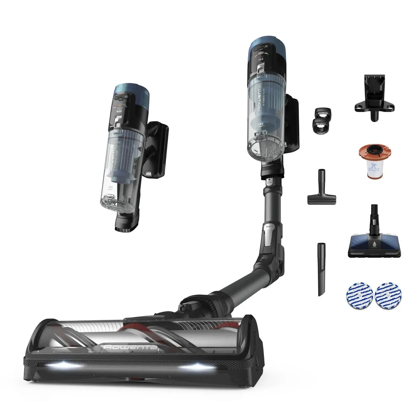 Aspiradora Vertical X-Force 14.80 Aqua Head Rowenta11#Azul