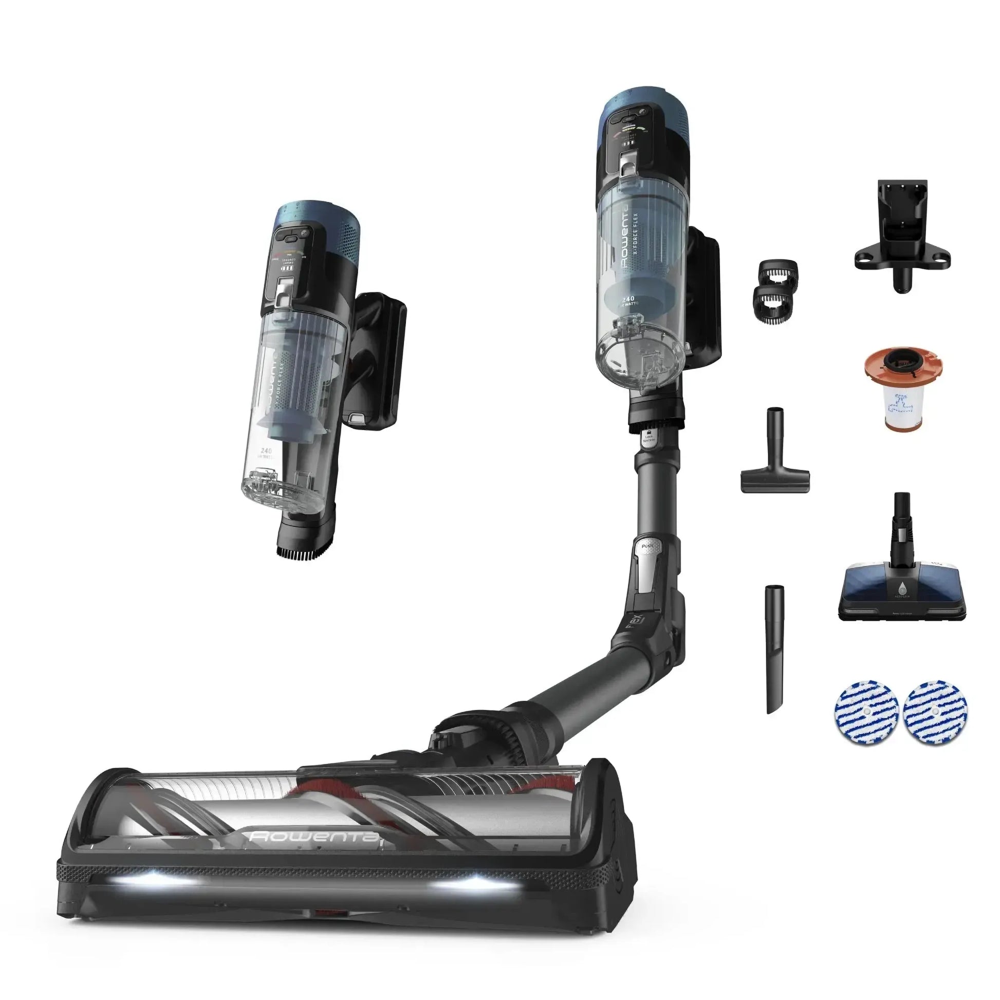 Aspiradora Vertical X-Force 14.80 Aqua Head Rowenta11#Azul