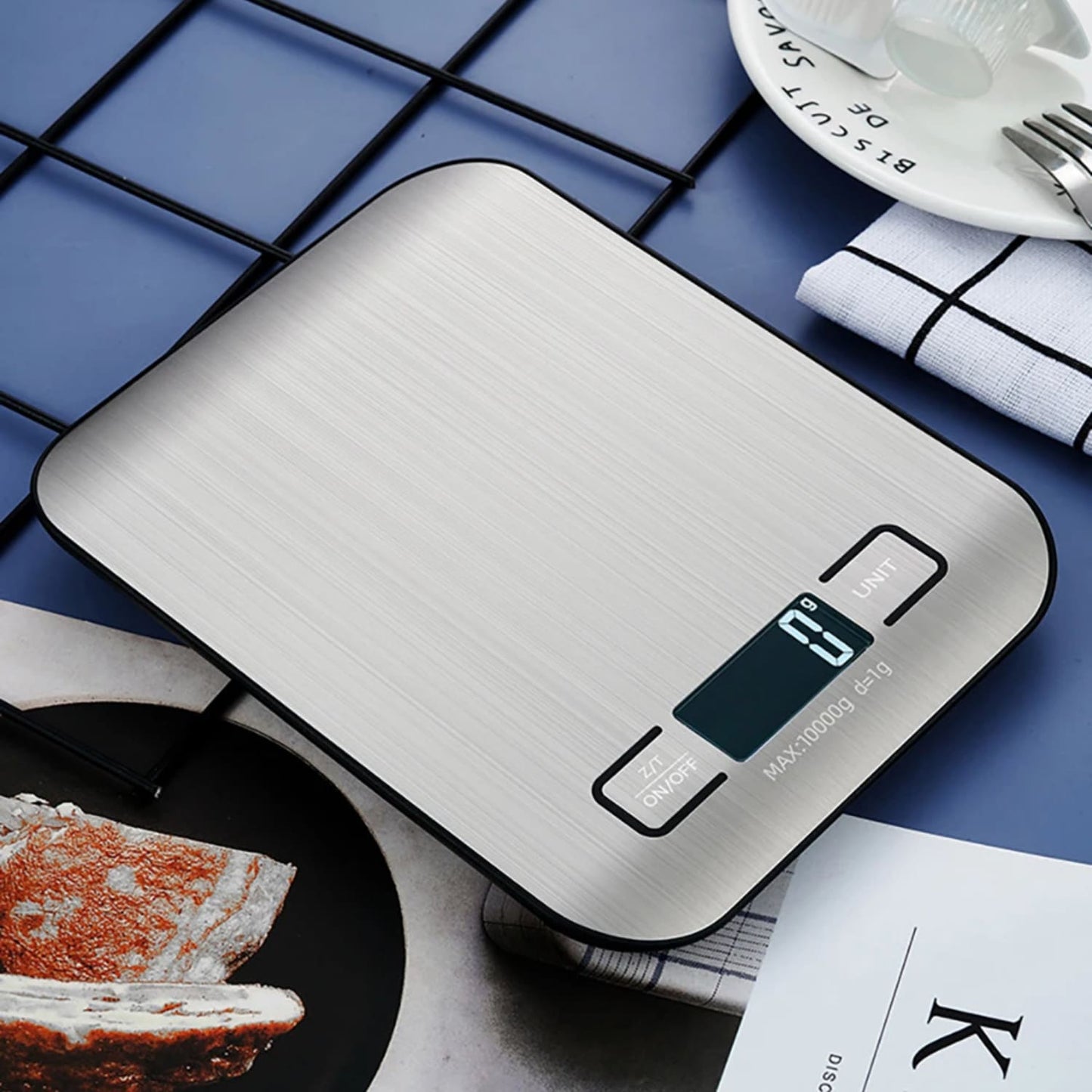 Balanza Digital De Acero 5 Kg Santú Home & Deco2#Acero
