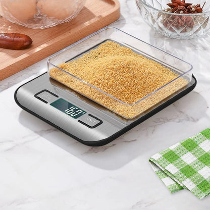 Balanza Digital De Acero 5 Kg Santú Home & Deco5#Acero