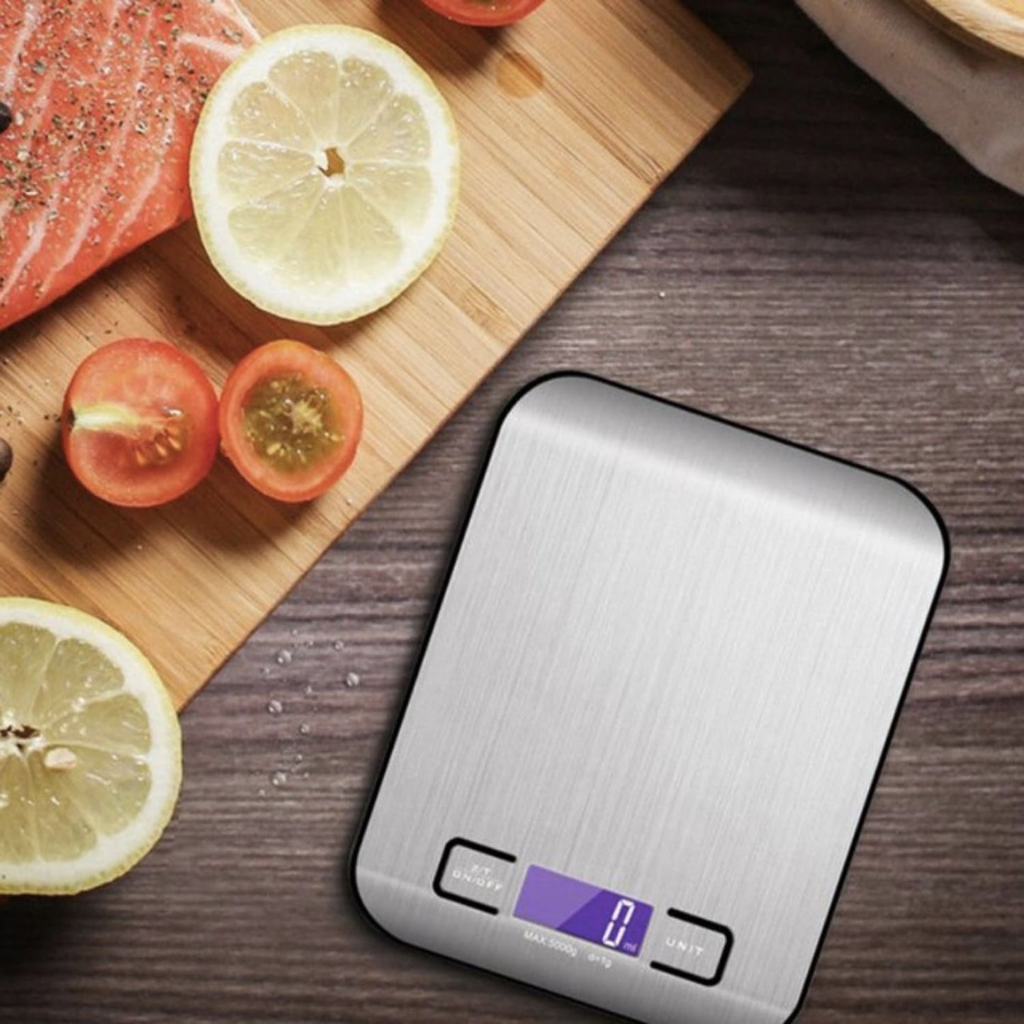 Balanza Digital De Acero 5 Kg Santú Home & Deco1#Acero