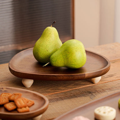 Bandeja Rústica Madera Acacia con Patas Santú Home & Deco1#Marrón