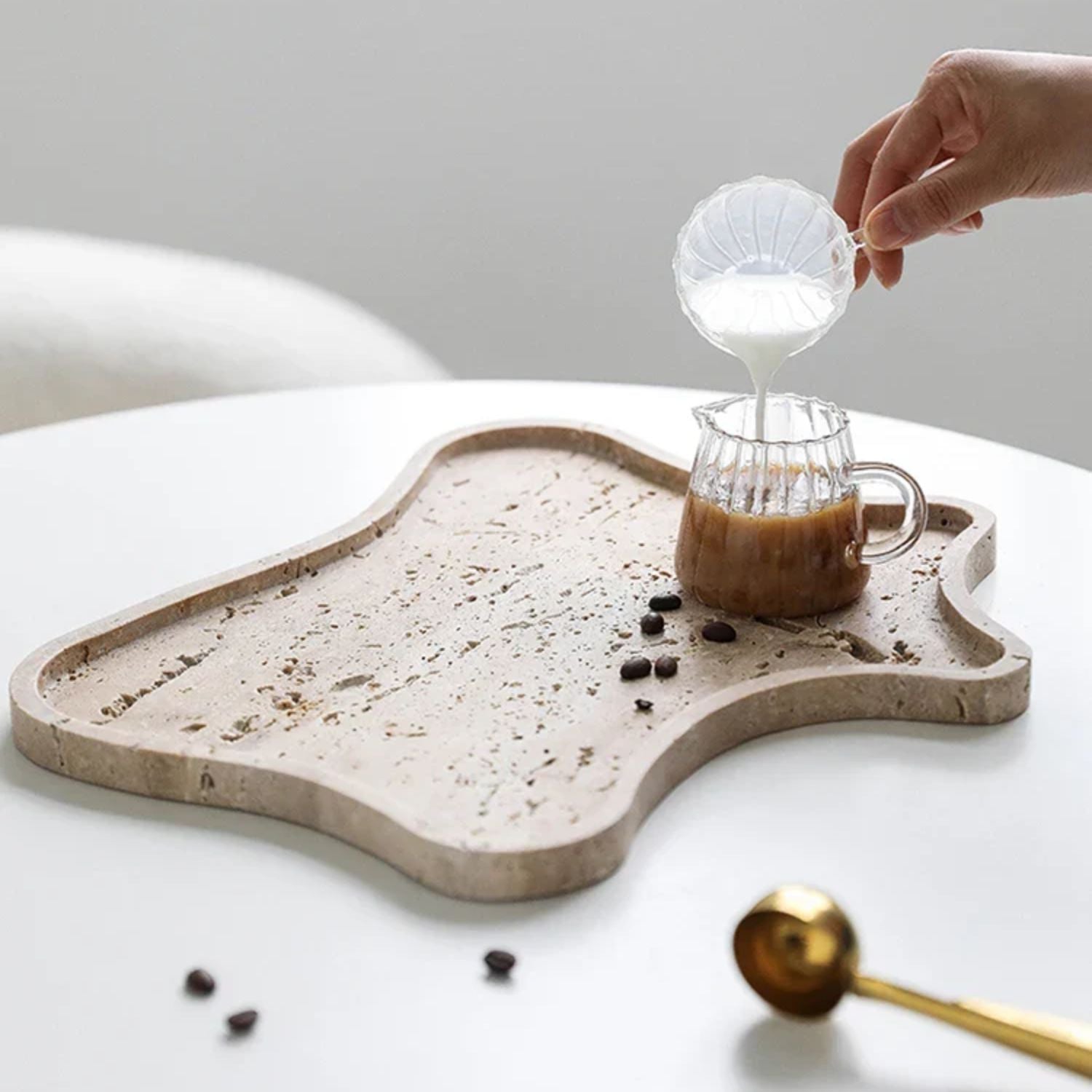 Bandeja Piedra Irregular Santú Home & Deco2#Gris