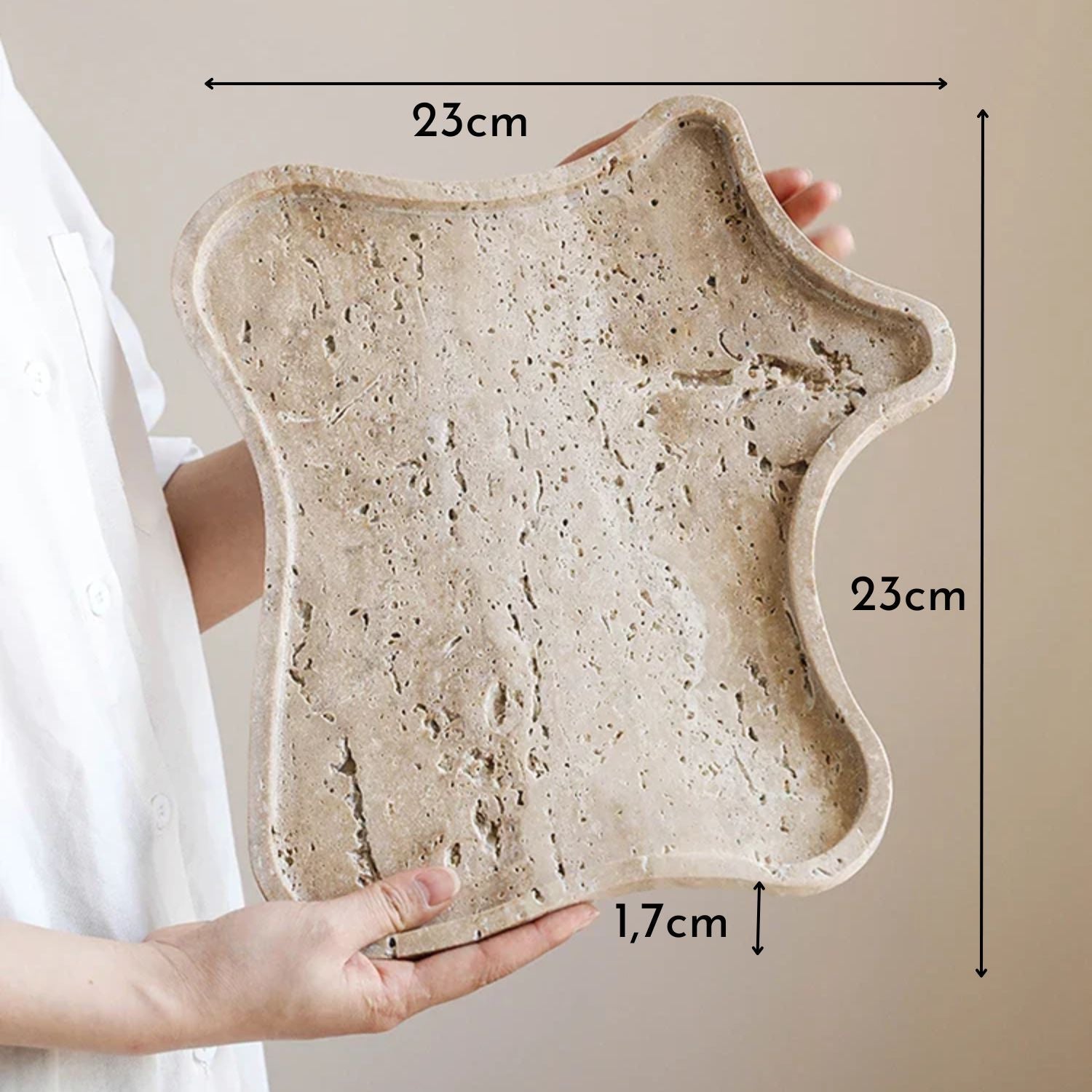 Bandeja Piedra Irregular Santú Home & Deco7#Gris