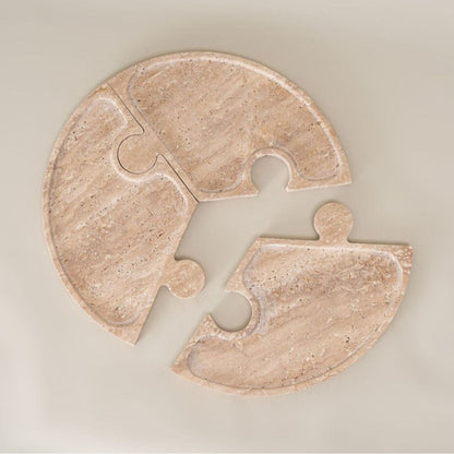 Bandeja de Piedra Puzzle Travertino Deco y Aperitivos6#undefined