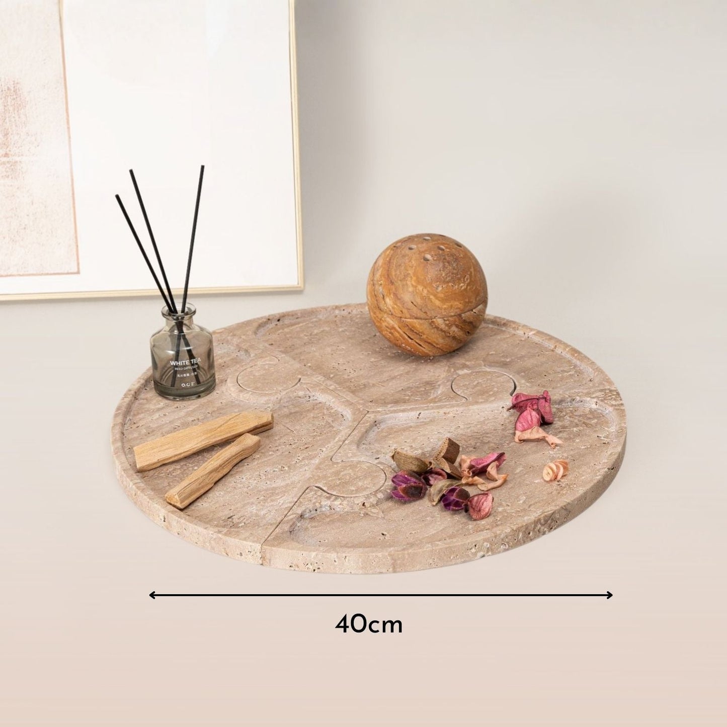 Bandeja de Piedra Puzzle Travertino Deco y Aperitivos8#undefined