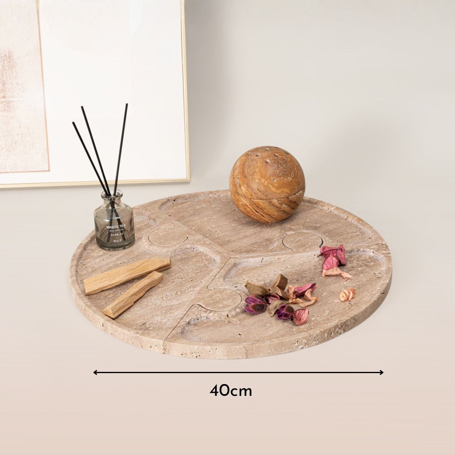 Bandeja de Piedra Puzzle Travertino Deco y Aperitivos8#undefined