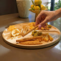 Bandeja de Piedra Puzzle Travertino Deco y Aperitivos1#Beige