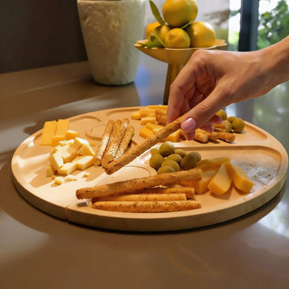Bandeja de Piedra Puzzle Travertino Deco y Aperitivos1#Beige