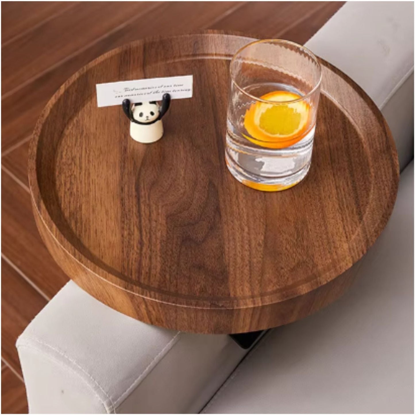 Bandeja Para Bocadillos Brazo De Sofá Santú Home & Deco9#Marrón