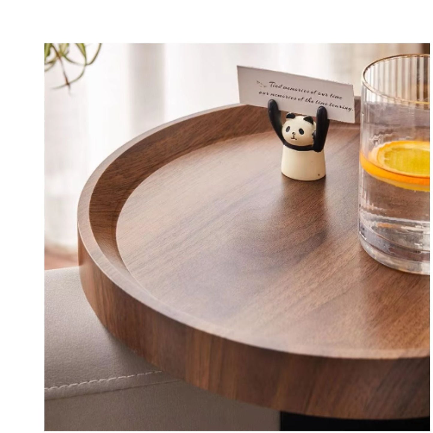 Bandeja Para Bocadillos Brazo De Sofá Santú Home & Deco7#Marrón