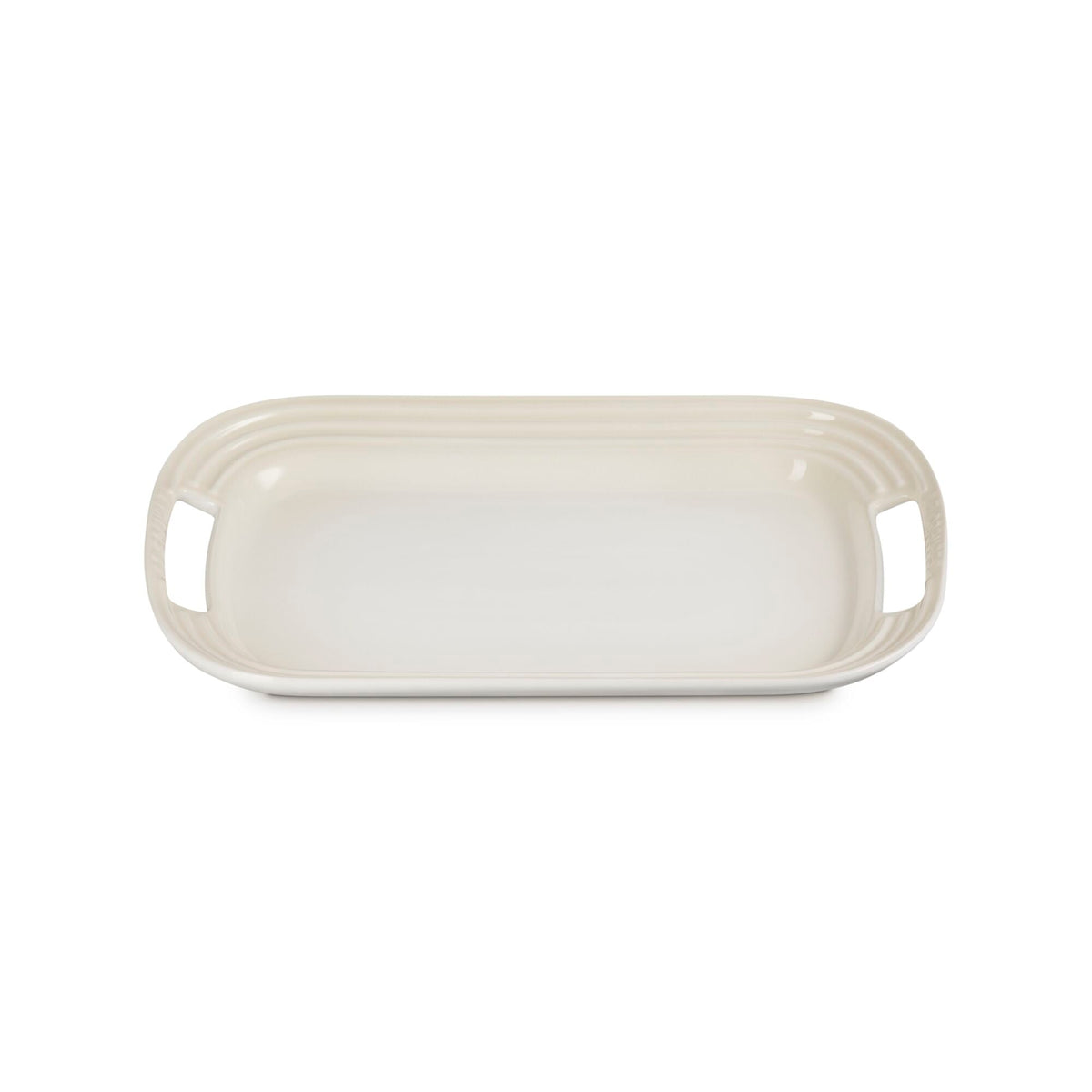Bandeja Rectangular 36 cm Meringue-Fuentes
