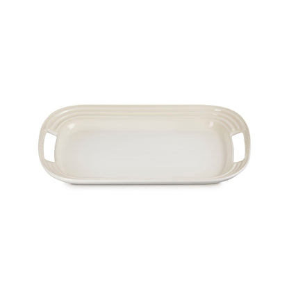 Bandeja Rectangular 36 cm Meringue-Fuentes