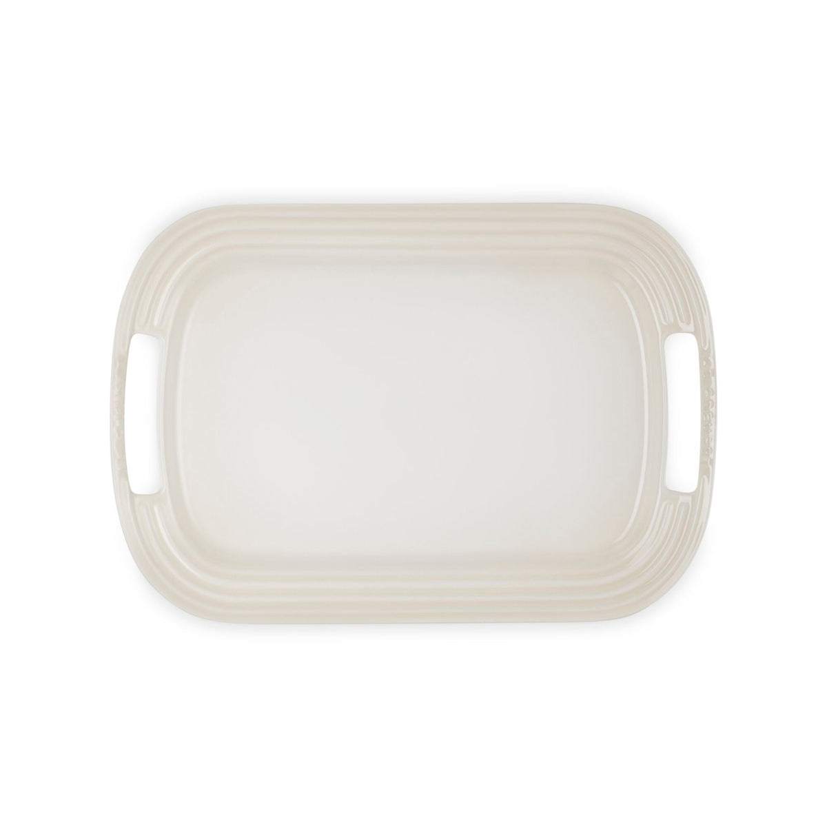 Bandeja Rectangular 36 cm Meringue-Fuentes