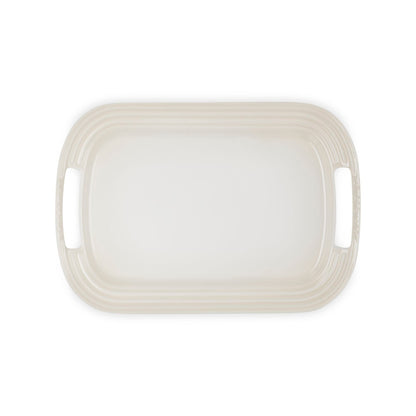 Bandeja Rectangular 36 cm Meringue-Fuentes