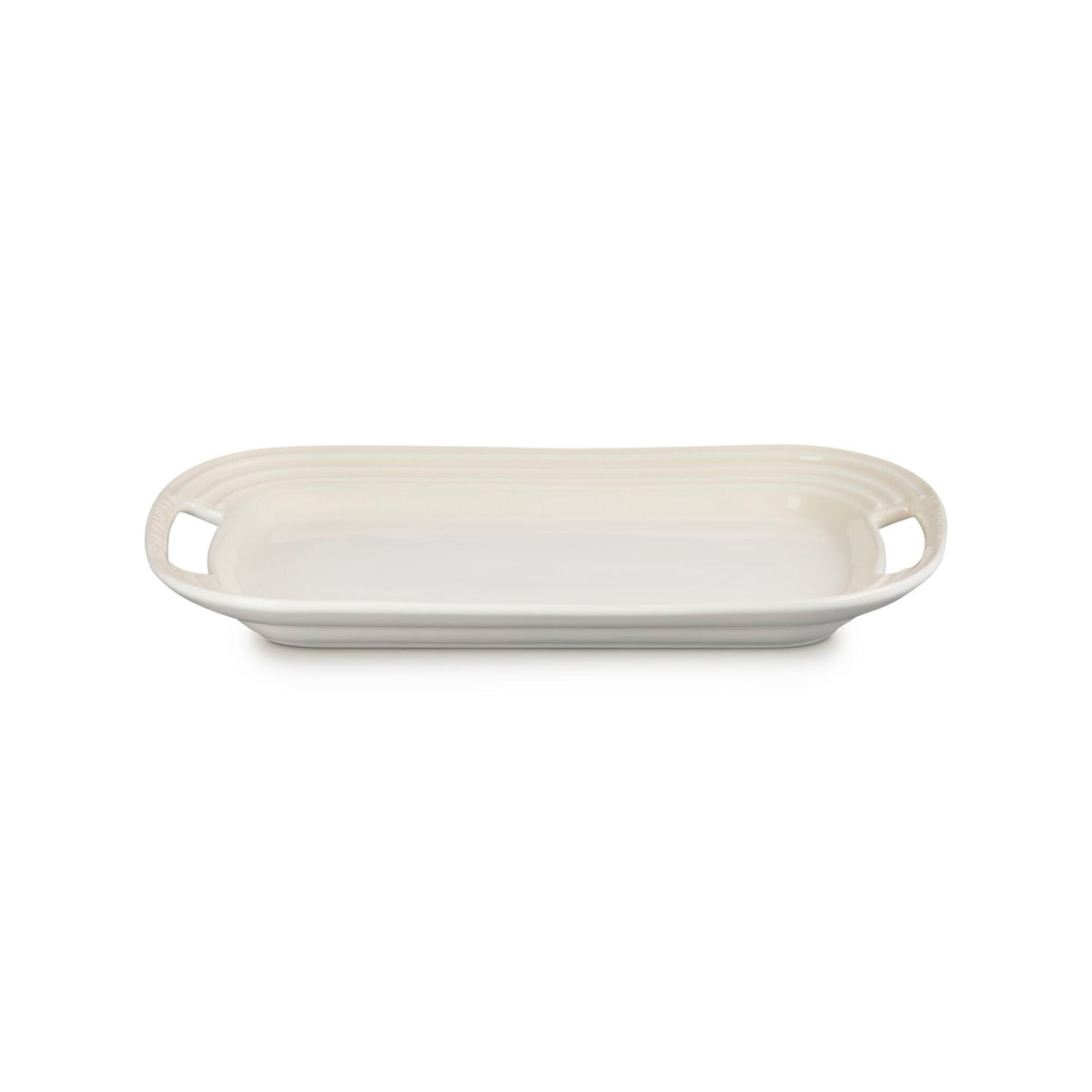 Bandeja Rectangular 36 cm Meringue-Fuentes