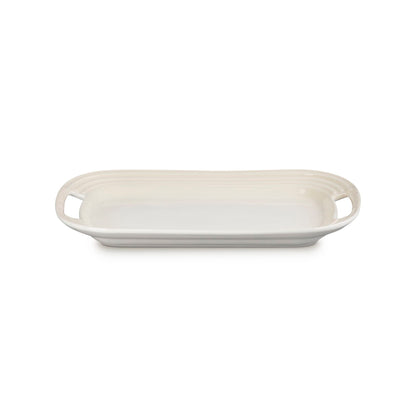 Bandeja Rectangular 36 cm Meringue-Fuentes