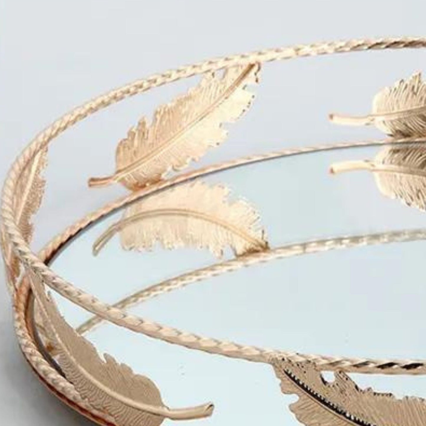 Bandeja Hojas Doradas Bohemik2#Dorado