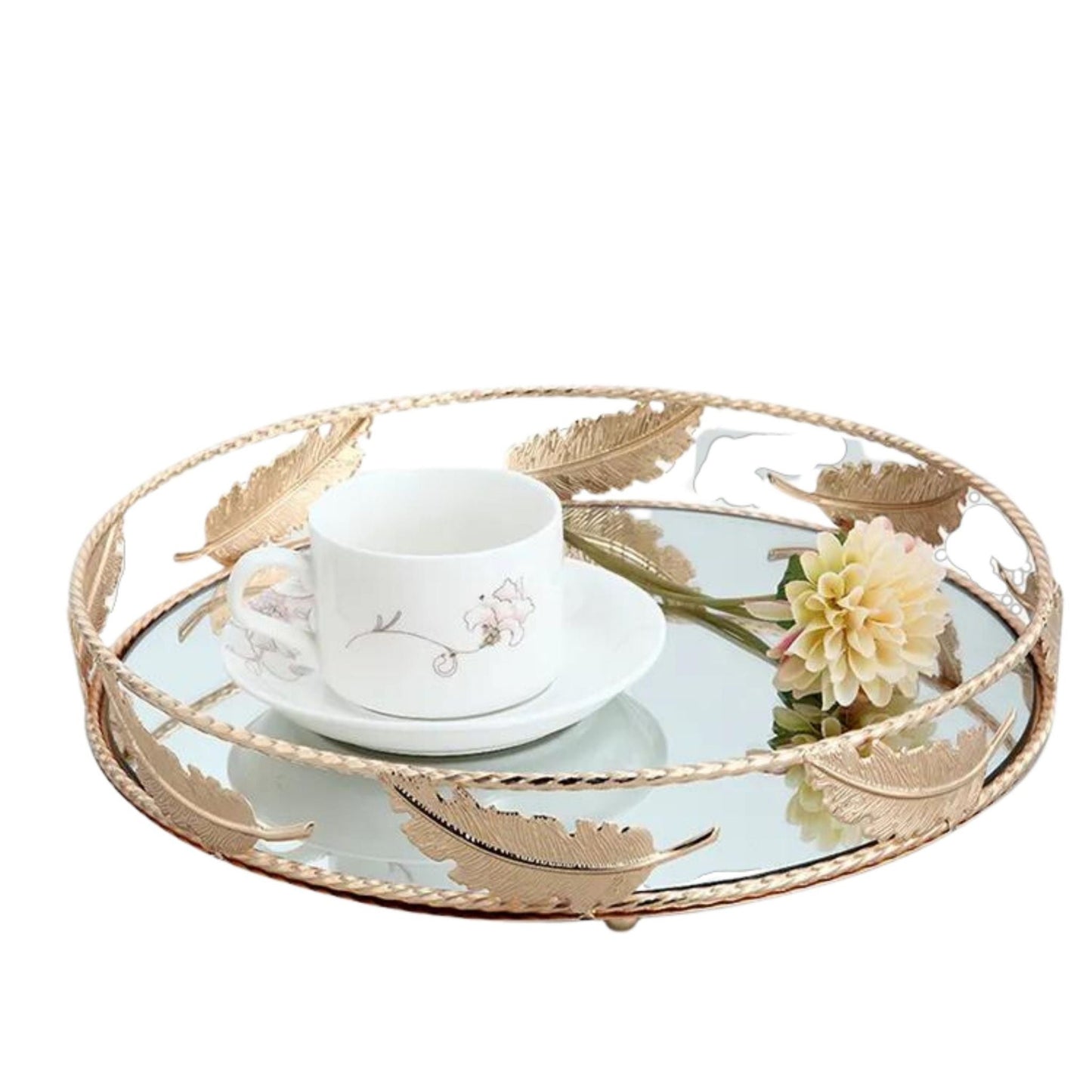 Bandeja Hojas Doradas Bohemik3#Dorado