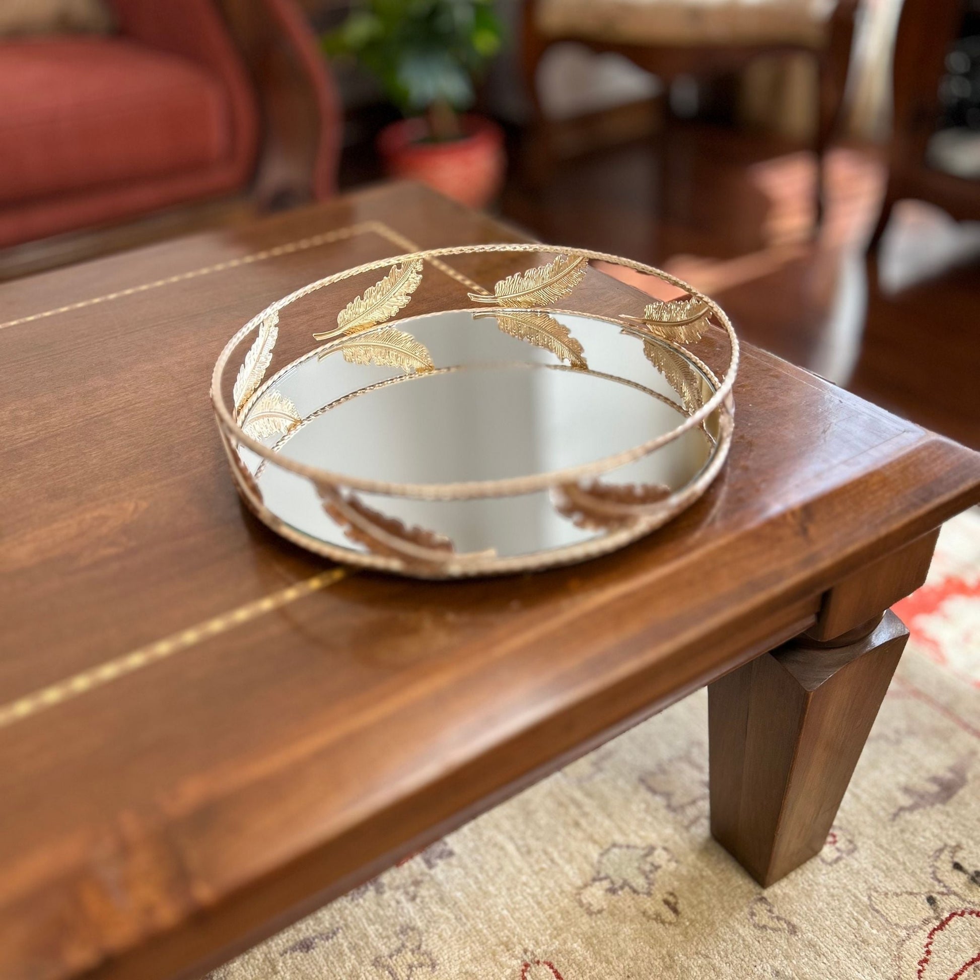 Bandeja Hojas Doradas Bohemik1#Dorado