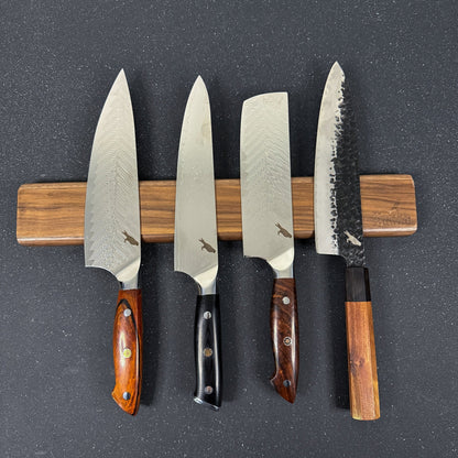 Barra Magnética Madera de Avellana 40cm para Pared-Accesorios de Cocina