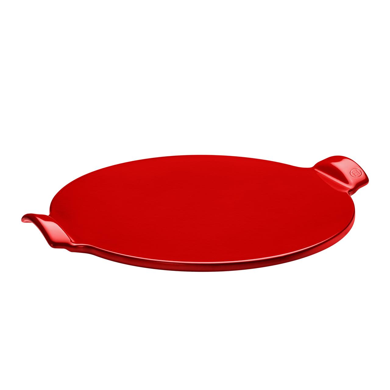 Base de Piedra Lisa Para Pizza 40 Cm Rojo Emile Henry1#Rojo