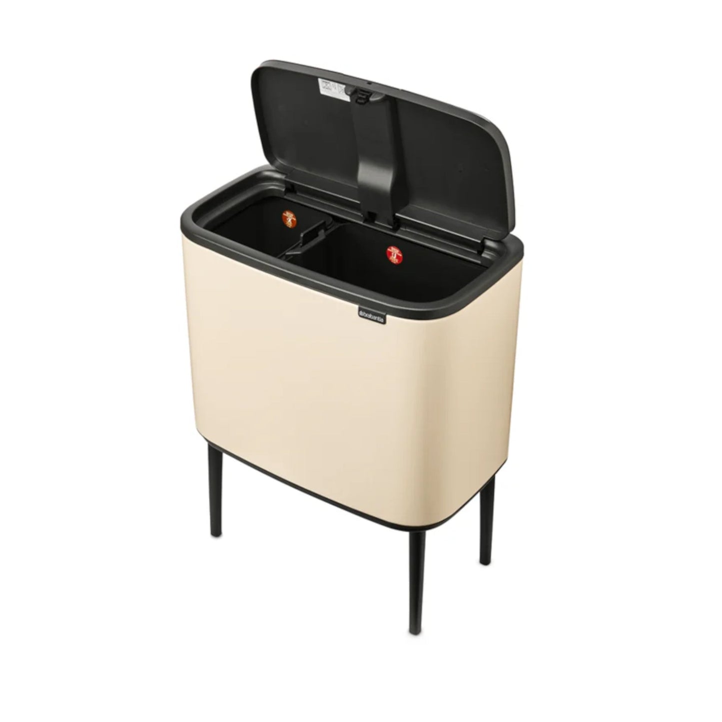 Basurero Bo Touch Balde Plástico 11 + 23 Lts Brabantia3#Beige