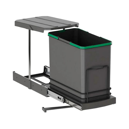 Basurero 24L para puerta 400 mm1#Gris