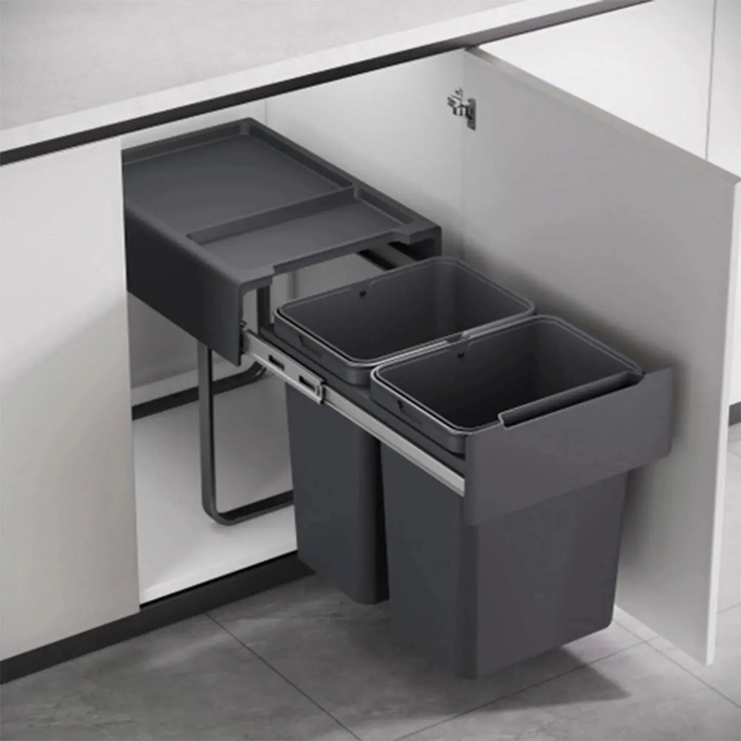 Basurero 2x20 L para puerta 400 mm1#undefined