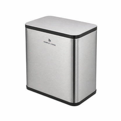 Basurero Antihuellas 5 Lts Simple Cook-Basureros