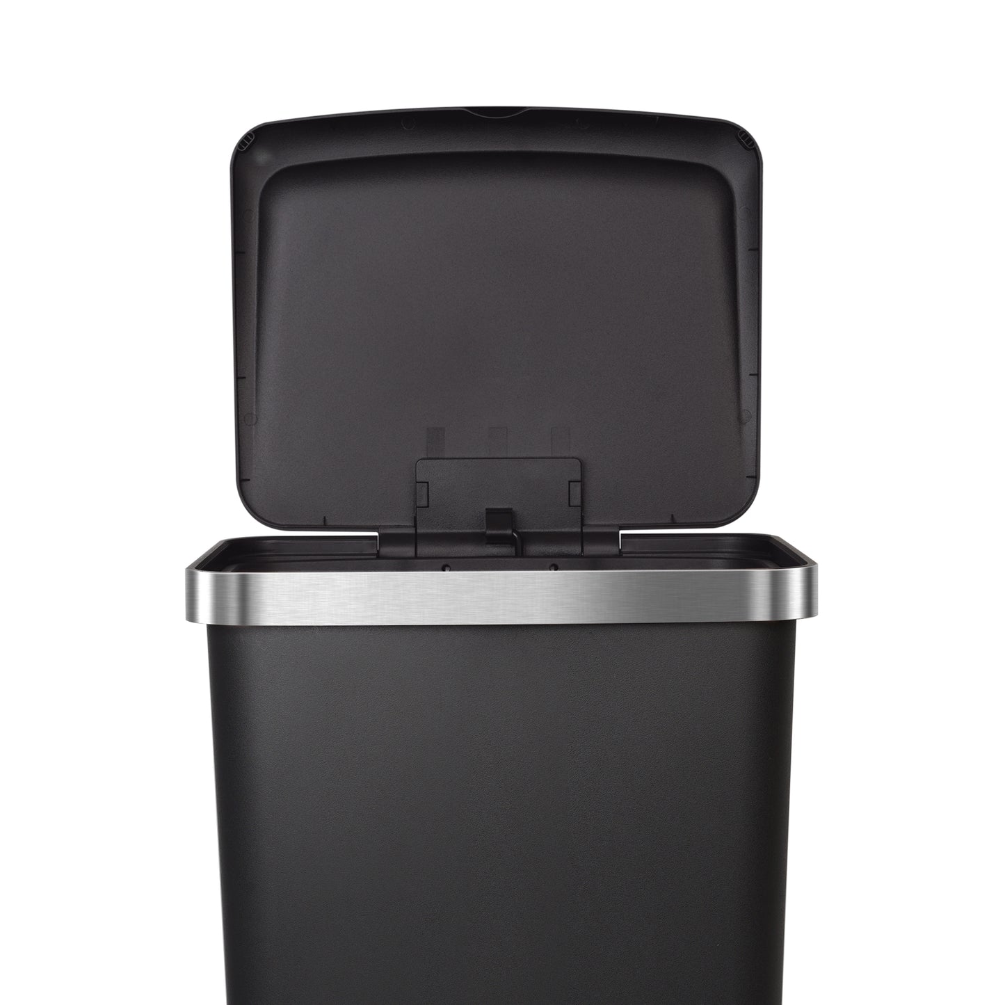 Basurero Apilable Negro 45 Lts EKO