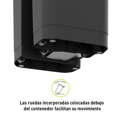Basurero Apilable Negro 45 Lts EKO