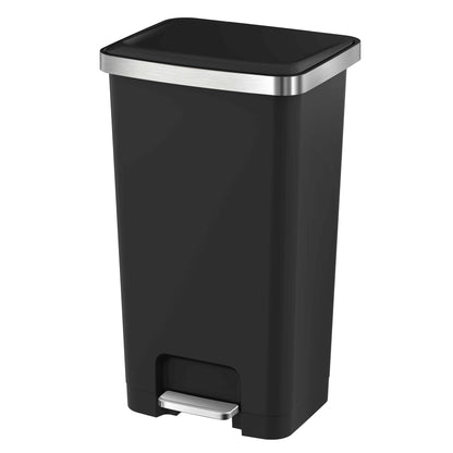 Basurero Apilable Negro 45 Lts EKO