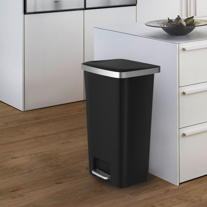 Basurero Apilable Negro 45 Lts EKO