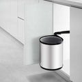 Basurero bigbox para puerta 400mm inox HBT1#Gris