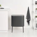 Basurero Bo Touch 3 x 11 Lts Brabantia1#Gris Oscuro