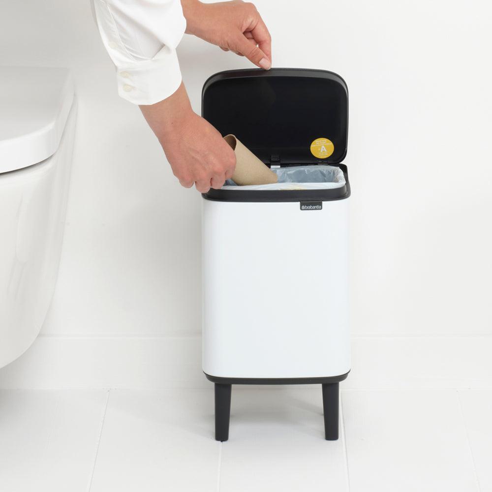Basurero Bo Touch Hi 4 Lts Brabantia7#Blanco
