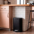 Basurero Cocina Livorno 12Lt Pedal Acero Inox Simplit-Basureros