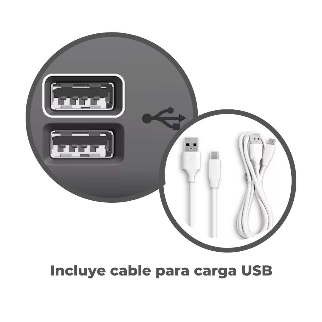 Basurero con Sensor Carga USB 50 L Nook2#Gris