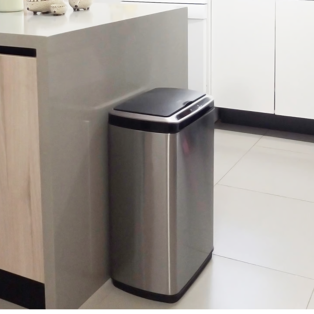 Basurero con Sensor Carga USB 50 L Nook1#Gris
