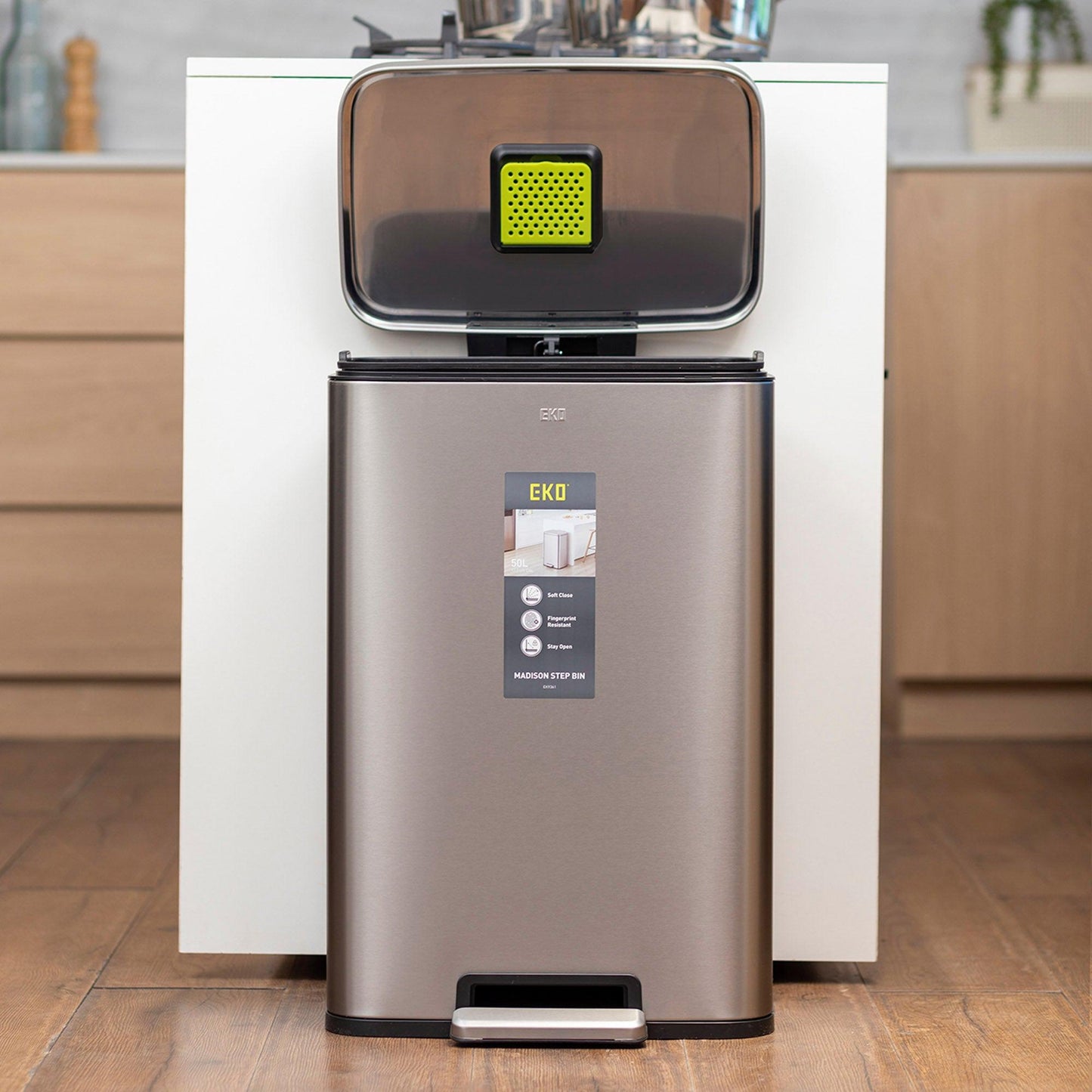 Basurero Madison Pedal 50 Lts EKO