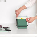Basurero Sort & Go 3 Lts Brabantia2#Negro|Verde