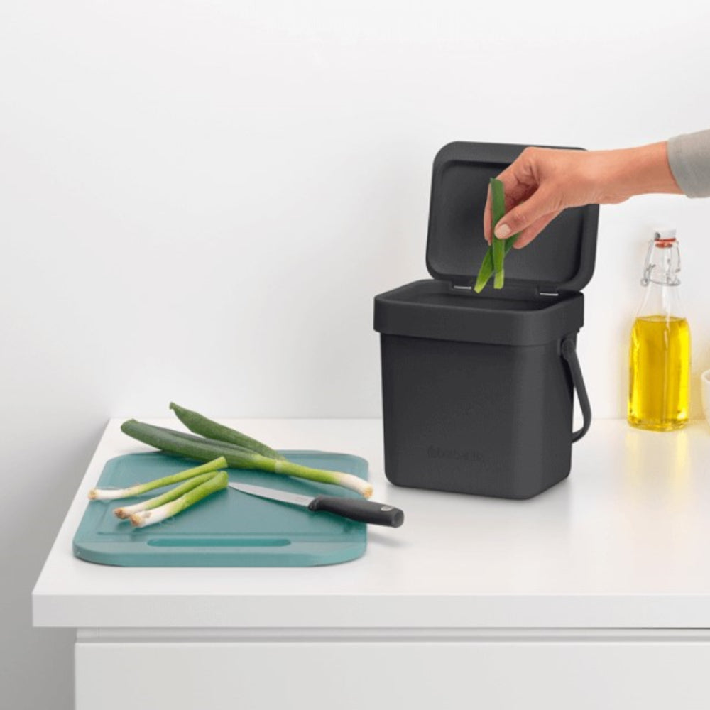 Basurero Sort & Go 3 Lts Brabantia3#Negro