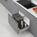 BASUREROS PARA CAJON 2X12+ORGANIZADOR ANCHO 900MM-Basureros