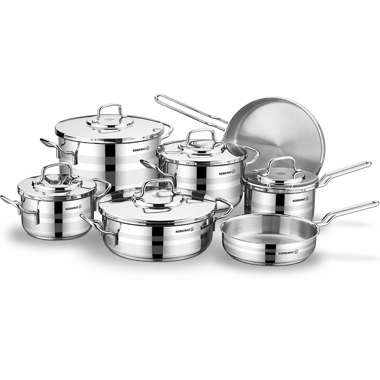Batería Astron 12 Pzs Korkmaz-Baterias (Juegos de ollas)