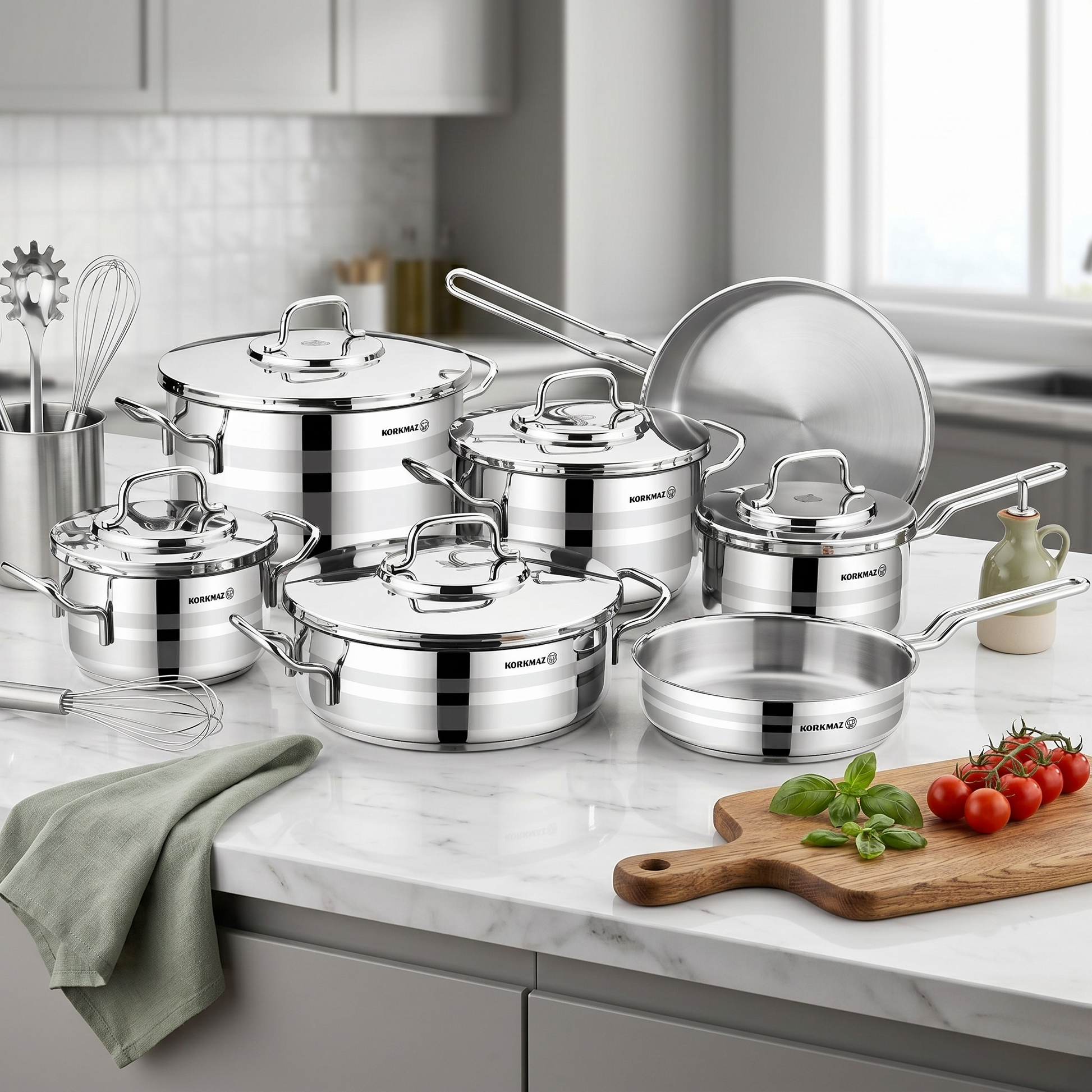 Batería Astron 12 Pzs Korkmaz-Baterias (Juegos de ollas)