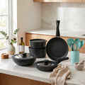 Batería Cocina Oxford + Set 12 Utensilios Calipso Simplit-Baterias (Juegos de ollas)